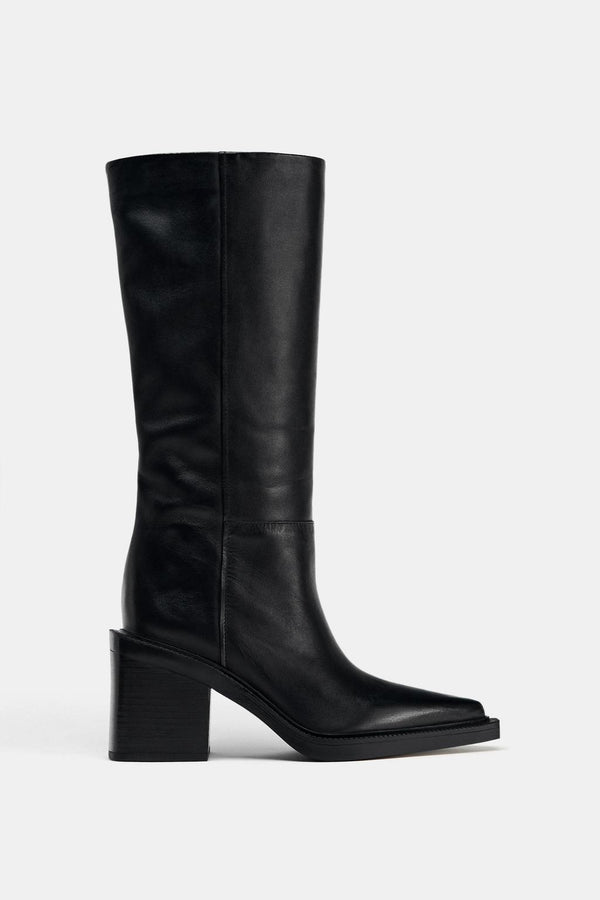 ZARA LONG POINTED BOOTS 3001/410/800