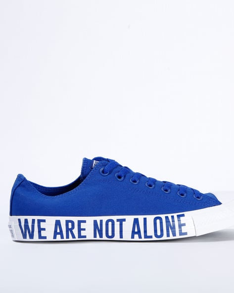 CONVERSE ALL STAR WE ARE NOT ALONE BLUE