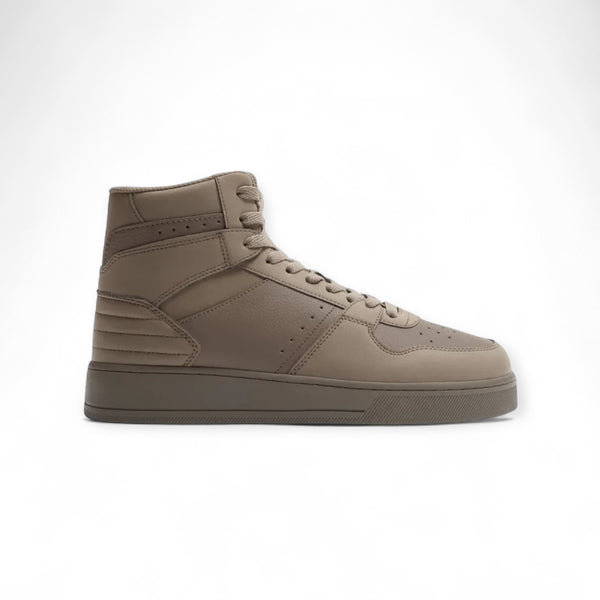 ZARA HI SNEAKER IN BROWN