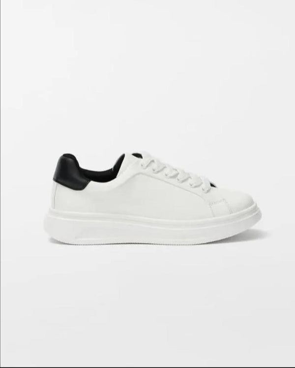 ZARA CONTRAST SNEAKERS WITH TEXTURED SOLE FOR WOMEN