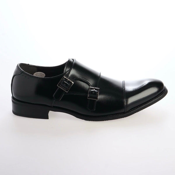 ELLE PLANETE GENUINE LEATHER DOUBLE MONK STRAP BUSINESS SHOES