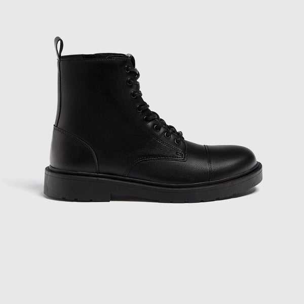 PULL & BEAR LACE UP BOOTS ANKLE BOOTS