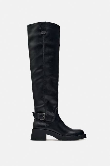 ZARA FLAT OVER KNEE BOOTS