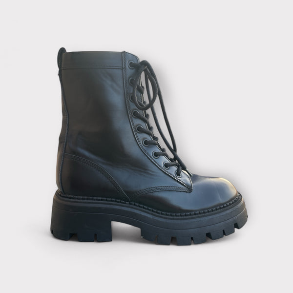 ZARA LACE UP BOOTS