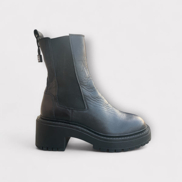 ZARA HIGH TOP LEATHER BOOTS