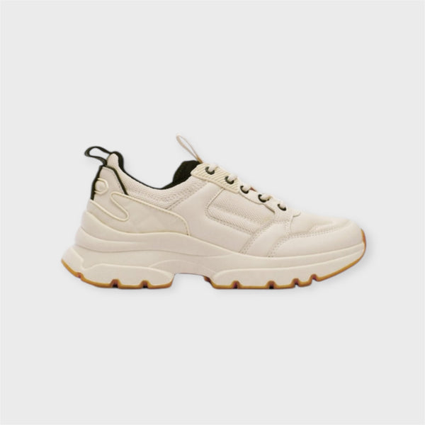 ZARA CHUNKY PLATFORM SNEAKER - BEIGE