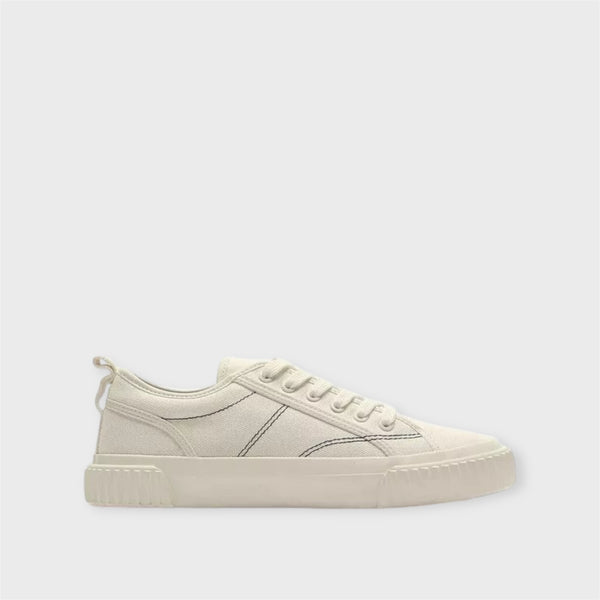 ZARA CANVAS SNEAKER - OFFWHITE