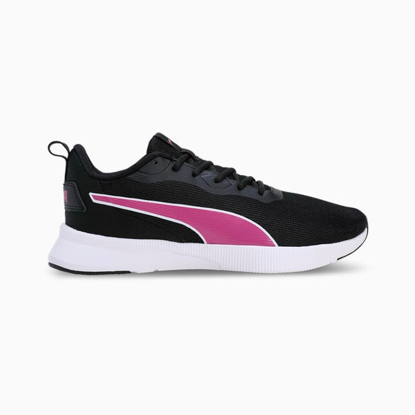 PUMA FLYER FLEX RUNNING SHOES - BLACK / DEEP ORCHID