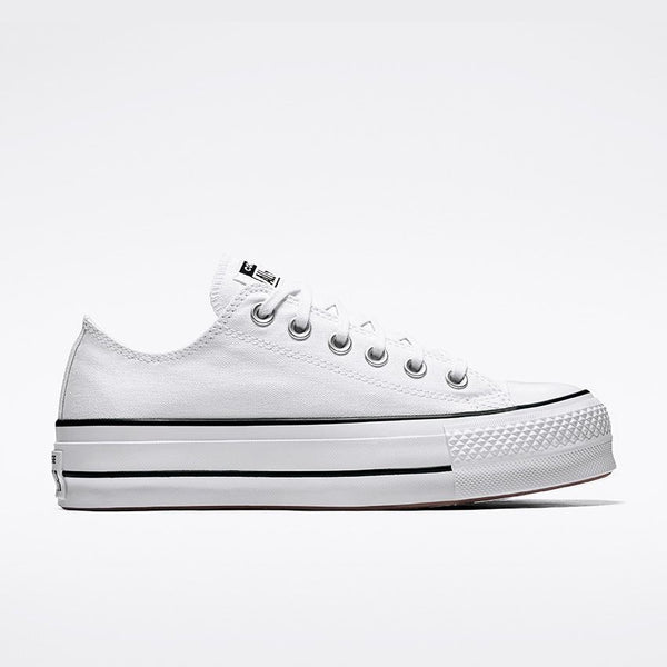 CONVERSE ALL STAR LIFT LOW TOP - WHITE/BLACK/WHITE 560251F