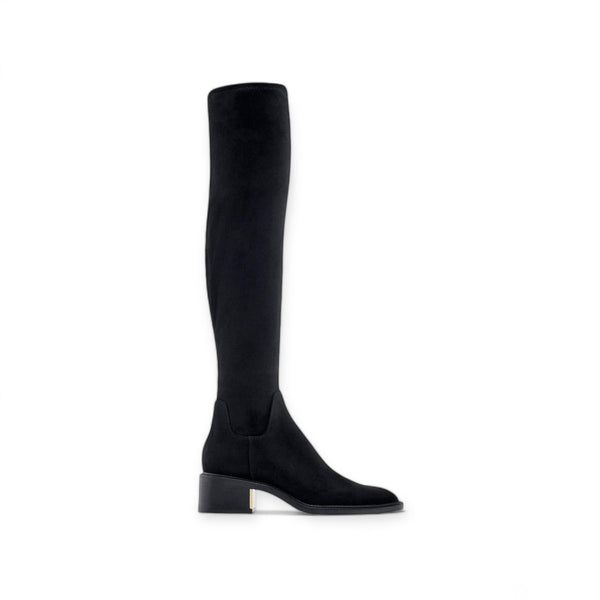 ZARA METAL TRIM BLOCK HEEL ANKLE BOOTS