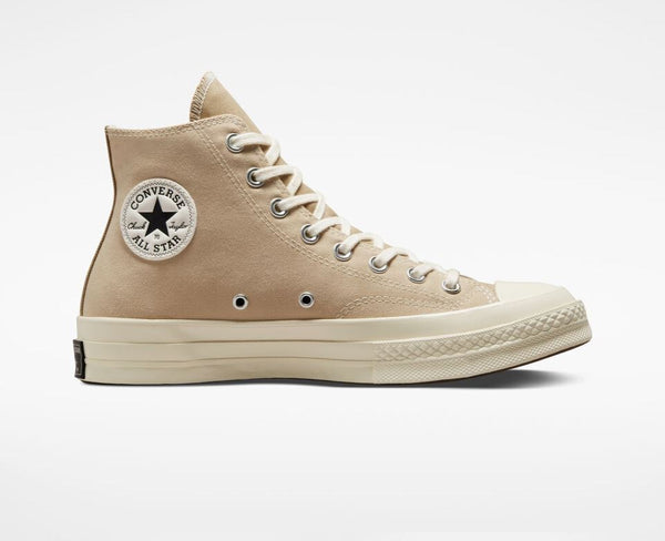 CONVERSE CHUCK 70 TRI-PANEL HIGH TOP - OAT MILK/BEACH STONE A05658C