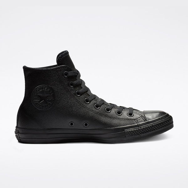 CONVERSE ALL STAR MONO LEATHER HIGH TOP - TRIPLE BLACK 135251C