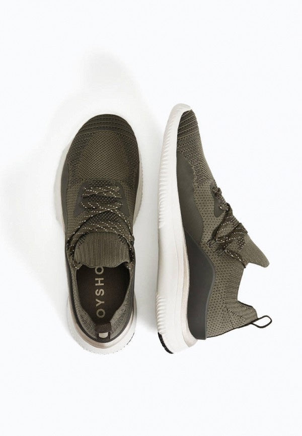 OYSHO ATHLETIC RUNNER - OLIVE GREEN