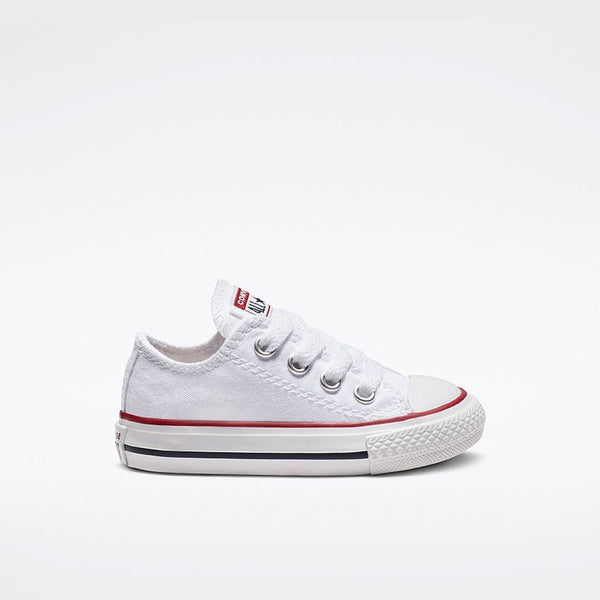 CONVERSE ALL STAR LOW TOP INFANT/TODDLER - WHITE 7J256