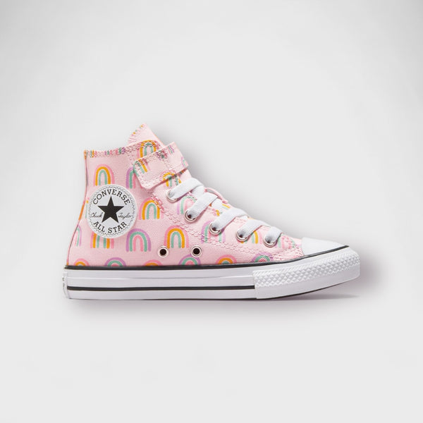CONVERSE ALL STAR 1V RAINBOWS JUNIOR HIGH TOP - PINK FOAM A04771F/A04773F