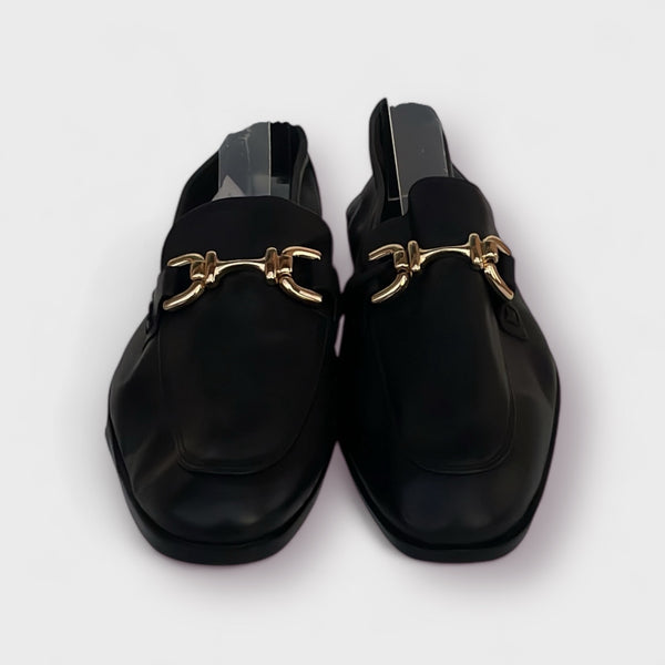 ZARA - BLACK WITH GOLDEN BUCKLE