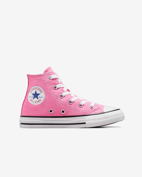Converse Chuck Taylor All Star High Top Little Kids' Shoe - Pink/White 3J234