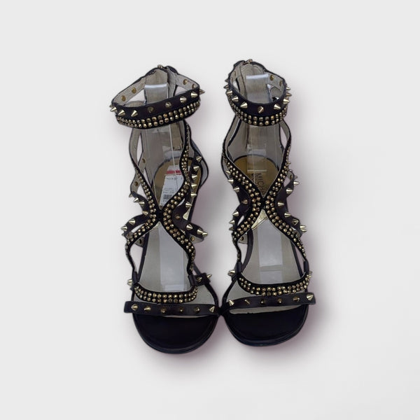 MICHAEL KORS - BROWN WITH GOLDEN MUGS