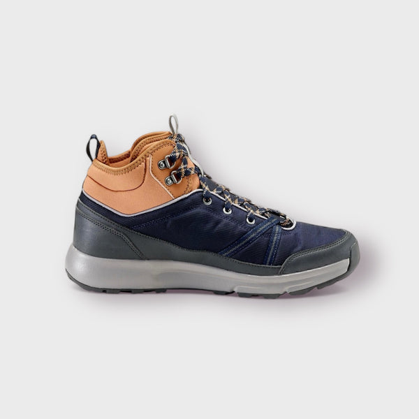 DECATHLON HIKING BOOTS - BLUE/BROWN/GREY