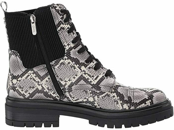 SAM EDELMAN SNAKE PRINT BOOTS