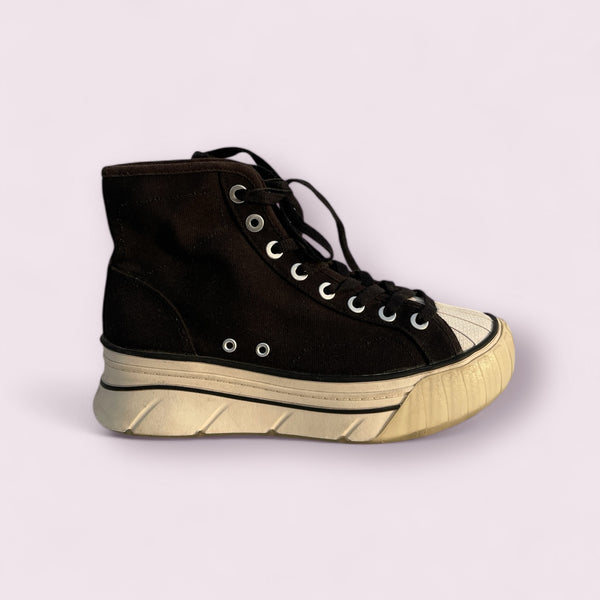 BERSHKA SNEAKER - BLACK