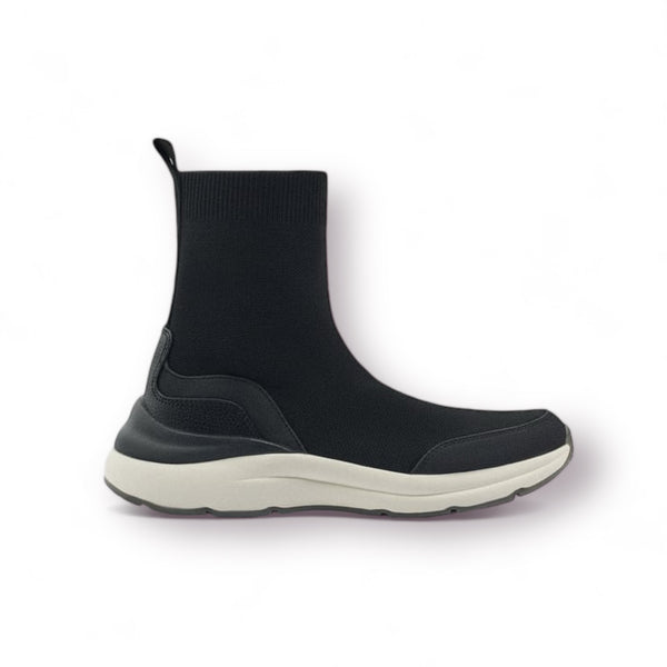 ZARA KNIT FABRIC HIGH-TOP SNEAKERS