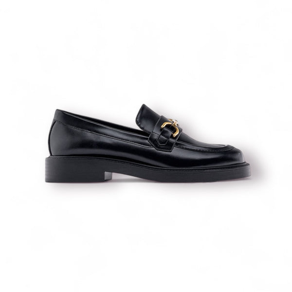 ZARA FLAT BUCKLED LOAFERS