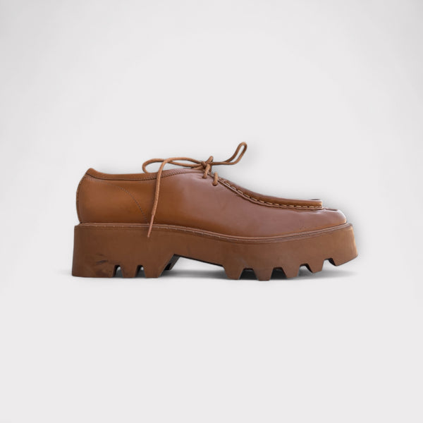 ZARA PLATFORM LOAFERS GEM