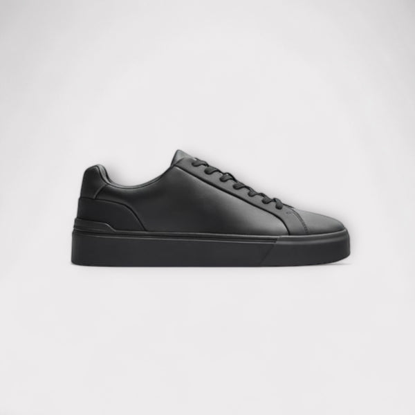 ZARA LEATHER BLACK SNEAKER