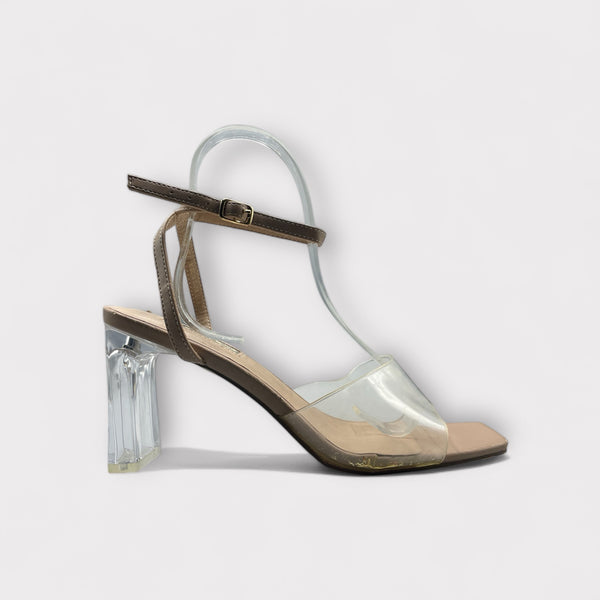 PRIMARK TRANSPARENT BLOCK HEEL
