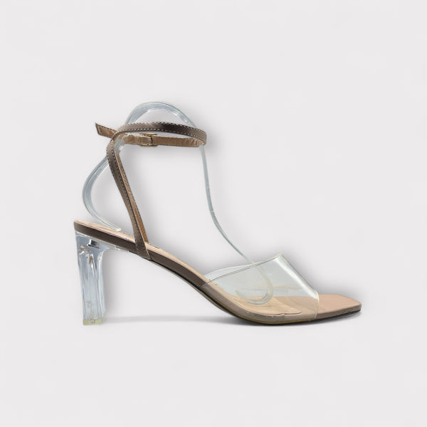 PRIMARK TRANSPARENT BLOCK HEEL