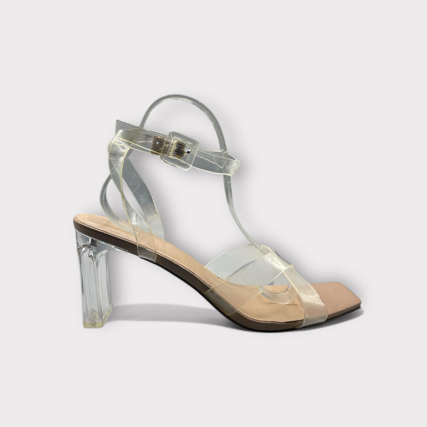 PRIMARK TRANSPARENT BLOCK HEEL