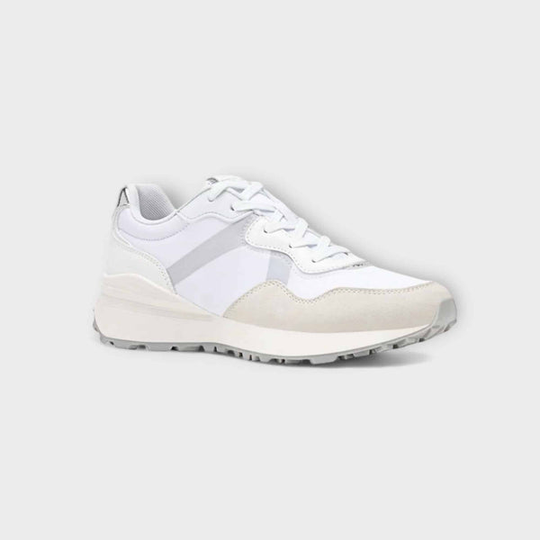 STRADIVARIUS RUNNER-WHITESILVER
