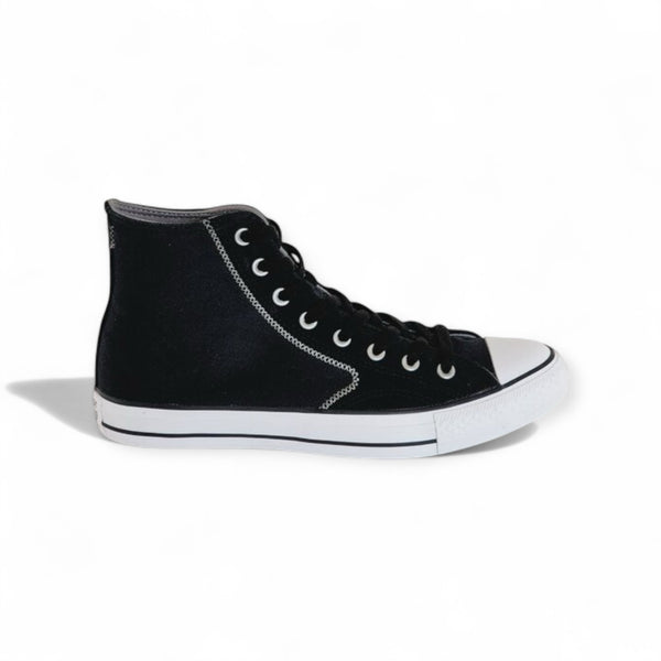 Converse CTAS Hi Black/Origin Story Grey Canvas Unisex Sneakers A08186F