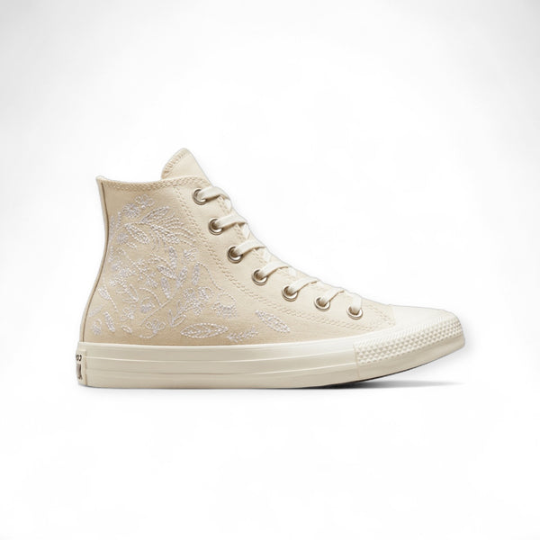 Converse Chuck Taylor All Star High 'Embroidered Floral - Ivory' - A02074f
