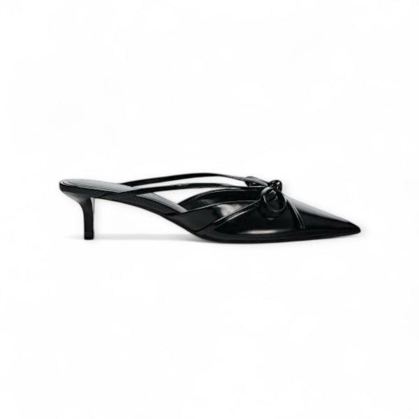 ZARA BOW DETAIL KITTEN HEEL