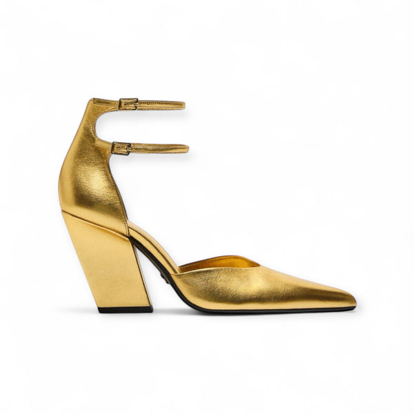 ZARA GOLDEN METALLIC HEEL