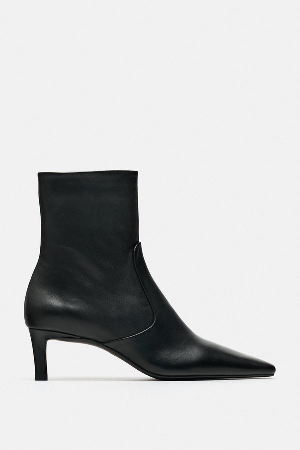 ZARA LEATHER CONE HEEL 2121/210/800