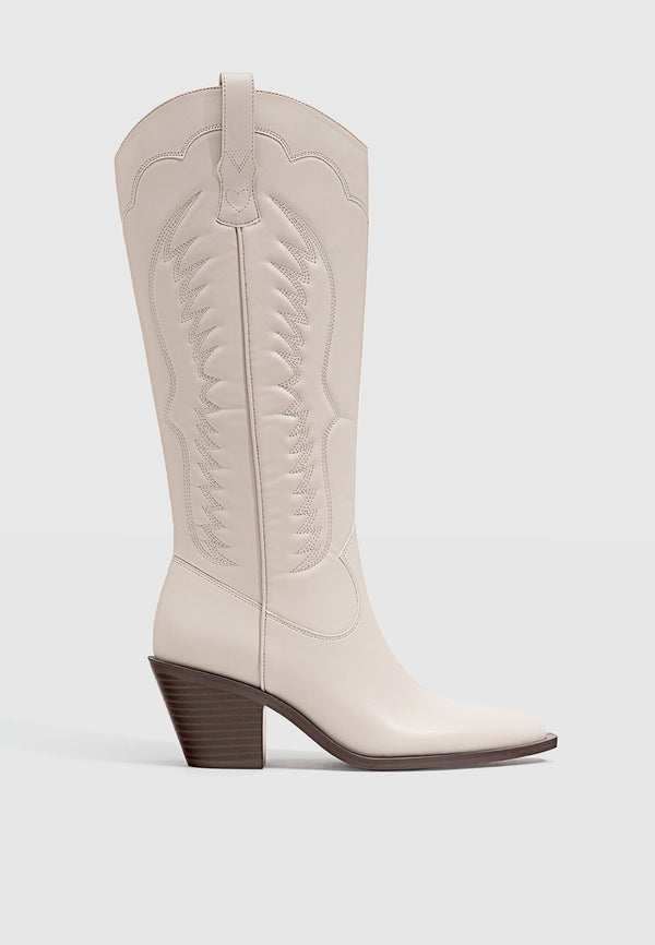 STRADIVARIUS CREAM COLOR LONG BOOT