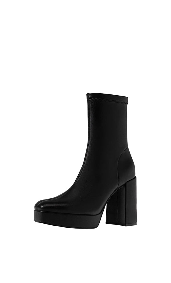 STRADIVARIUS BOTTINE BLOCK HEEL