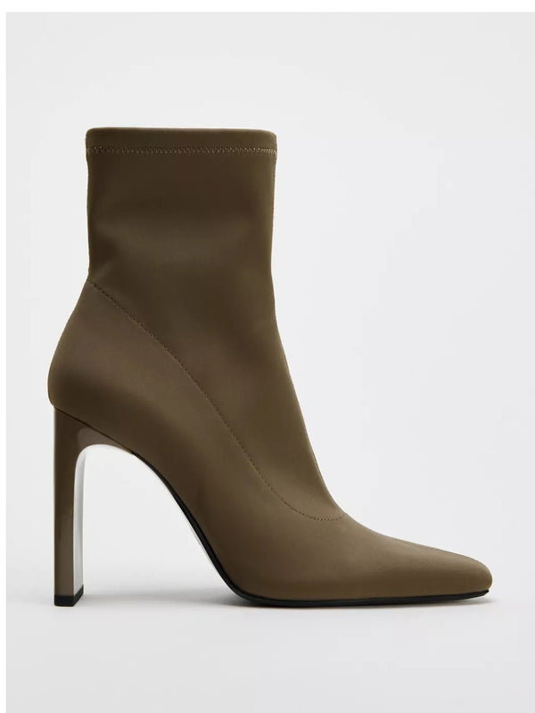 ZARA FABRIC ANKLE BOOTS -  3107/410/700