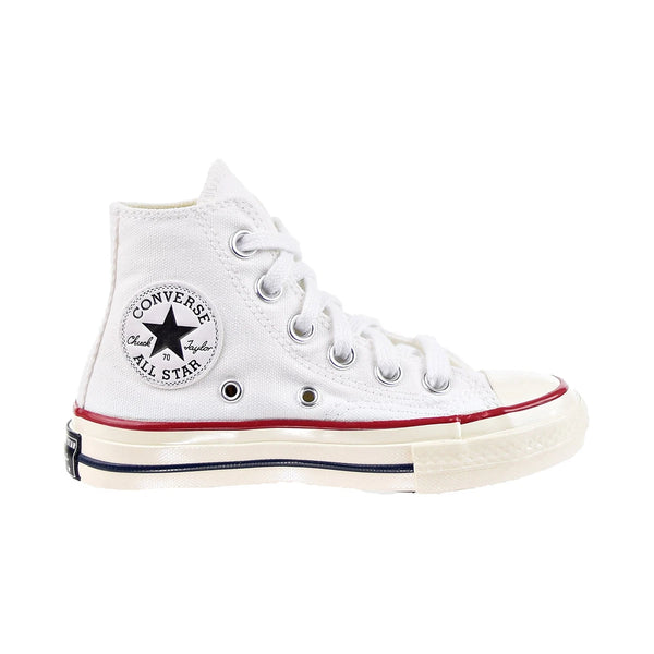 CONVERSE CHUCK 70 Hi Big Kids' Shoes White/Granet/Egret 368984c