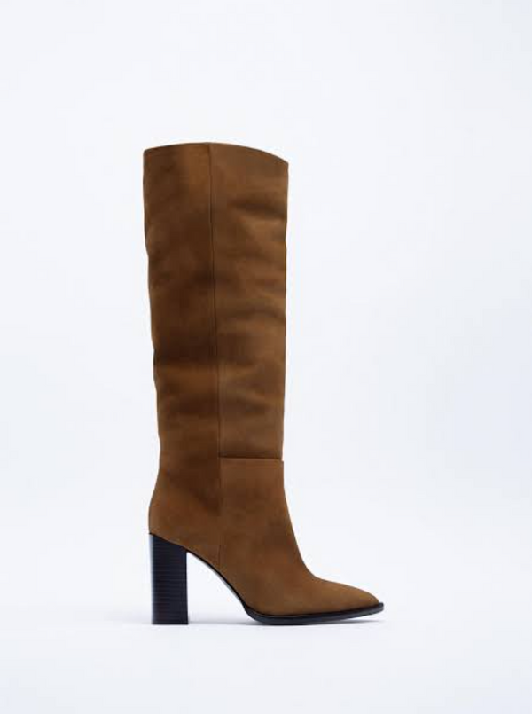 ZARA POINTED TOE BLOCK HEEL 2006/910/105