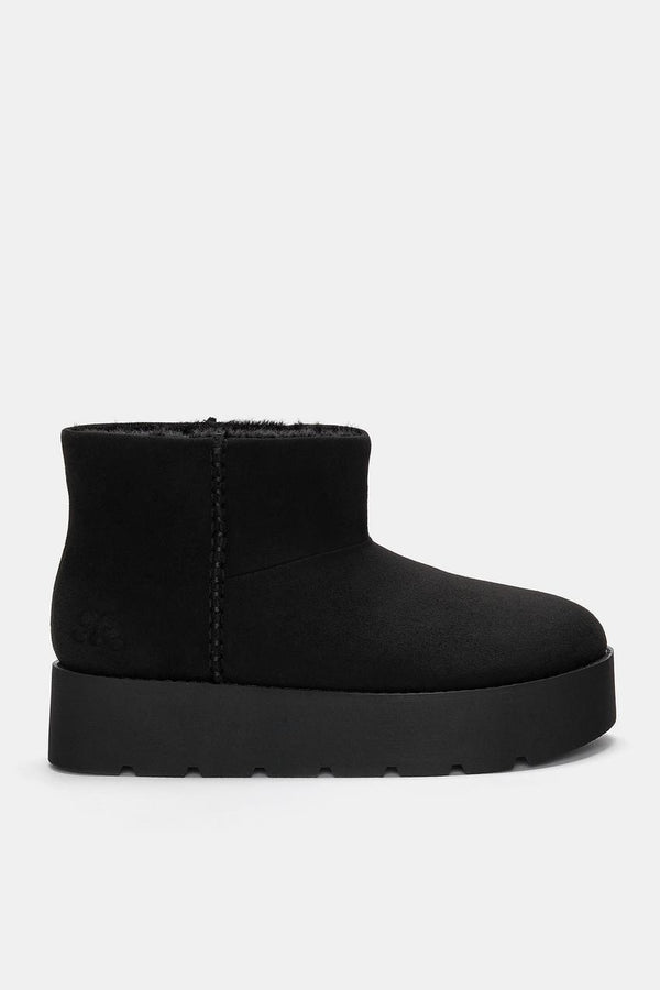 PULL&BEAR LINED PLATFORM ANKLE BOOT 1001/440/040