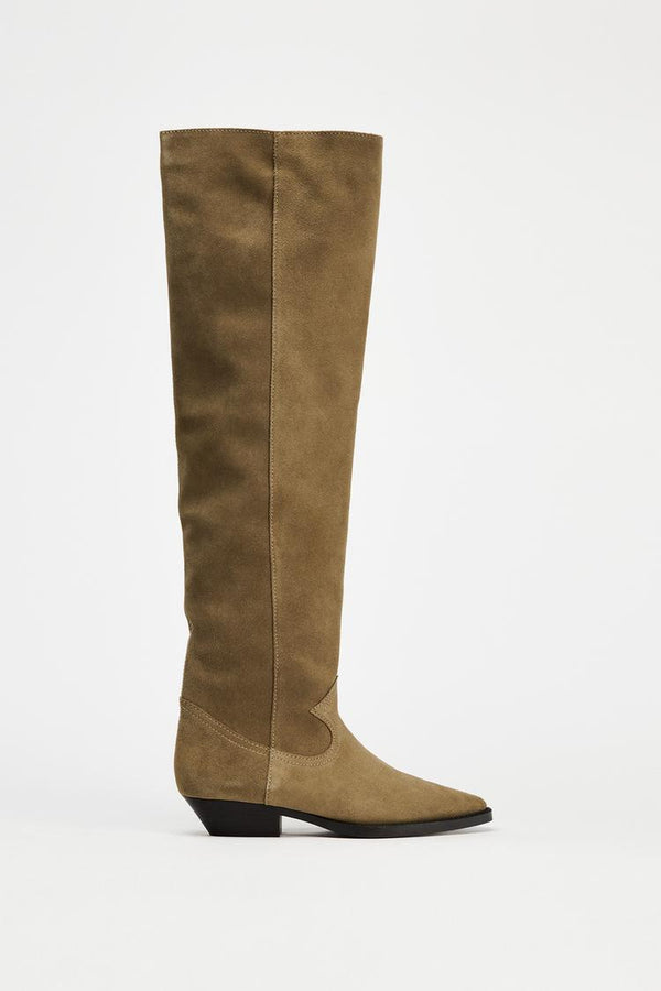 ZARA OVER THE KNEE COW BOY BOOT 3000/410/704