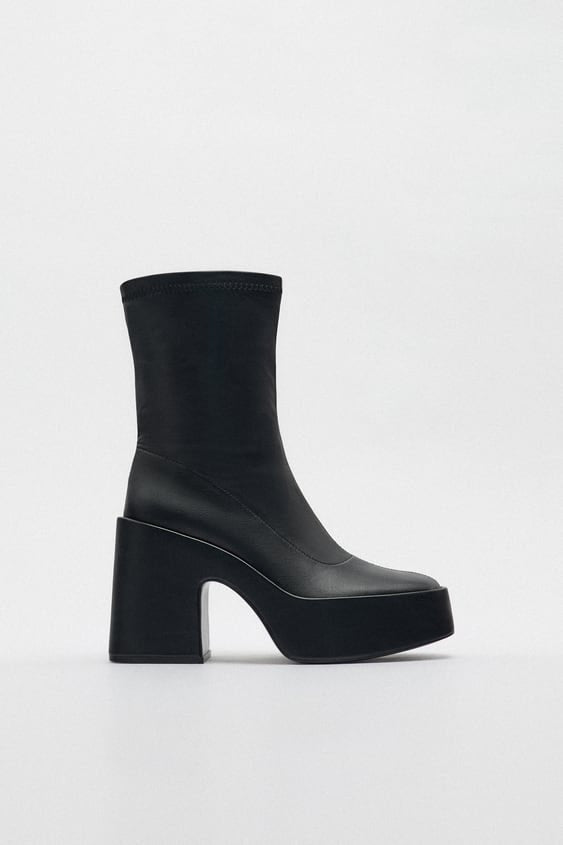 STRADIVARIUS PLATFORM BLACK