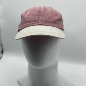 Pink and beige two tone cap