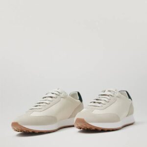 Massimo Dutti White leather trainers