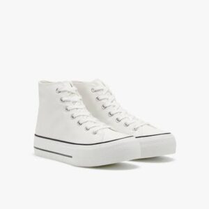 Lefties high top canvas shoes