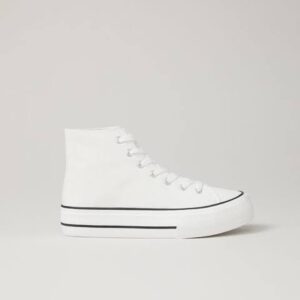 Lefties high top canvas shoes